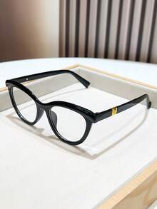 3pcs PC (Polycarbonate) Women's Cat Eye Frame Reading Glasses, Y2K Casual Daily Fashion Essential For Reading And Using Smartphones - White - View 3