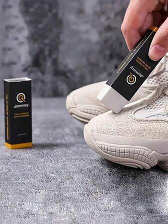 1/2/4PCS Professional Suede Eraser & Dual-Head Shoe Brush Kit - Stain Remover For Nubuck, White Sneaker Cleaner, Leather Polish & Care Tool
