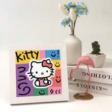 Sanrio Hello Kitty 5D DIY Diamant Malerei Set mit Kristall Strass Dekoration, Paar Handgemachtes Kunst Gemälde Geburtstagsgeschenk