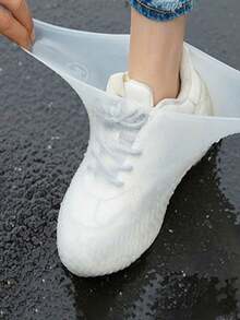 Reusable Rubber Rain Boots Covers, Silicone Waterproof Shoe Covers, Suitable For Rainy Days, For School, Office, Home, Travel And Other Occasions. Waterproof Silicone Outdoor Rain Boots Covers, Walking Shoes Accessories. These Reusable Shoe Covers Are Suitable For School, Office, Home, Travel And Other Occasions. Back To School Supplies. Convenient Handheld Bag For Women. - Multicolor - View 13