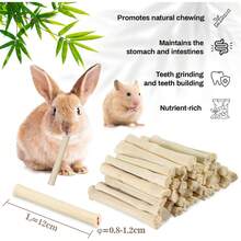 ALQD 240g Chew-Sticks - Sticks Small Animal Chew Toy Bunny Molar Treats Atural Teeth Grinding Toys Squirrel Guinea Pigs Chinchilla - 11CM - View 6