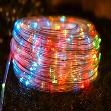 Flexible Solar LED Tube Lights, 50-300 LEDs 8 Modes For Garden Tree Party Ambiance