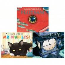 David Wiesner Series 3 Books Collection Set Tuesday Mr Wuffles Flotsam - Sets - View 2