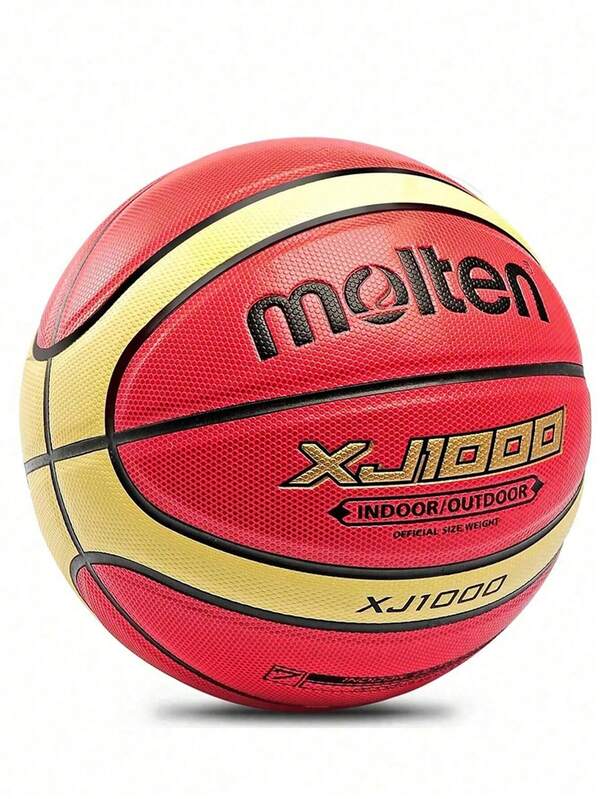 Balón de baloncesto Molten, tamaño oficial 7/6/5, de cuero PU para partidos, entrenamientos y uso en interiores y exteriores para hombres, mujeres y adolescentes