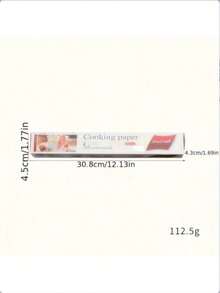 1 pudełko, papier do pieczenia z wzorem gazety w stylu vintage: papier pergaminowy powlekany silikonem do pieczenia w restauracjach, nieprzywierający, odporny na ciepło, papilotki do blach do pieczenia, papier do pakowania chleba, personalizowany, narzędzie kuchenne, papier do pakowania prezentów