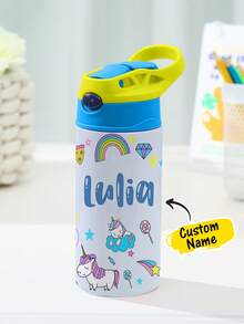Botella de acero inoxidable - unicornio - Ver 15