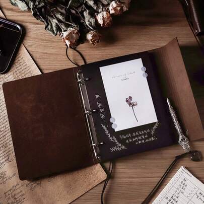 Álbum de fotos DIY de 1 peça, álbum de recortes instantâneo, livro de memórias feito à mão, coleção de fotos, álbum de fotos de família