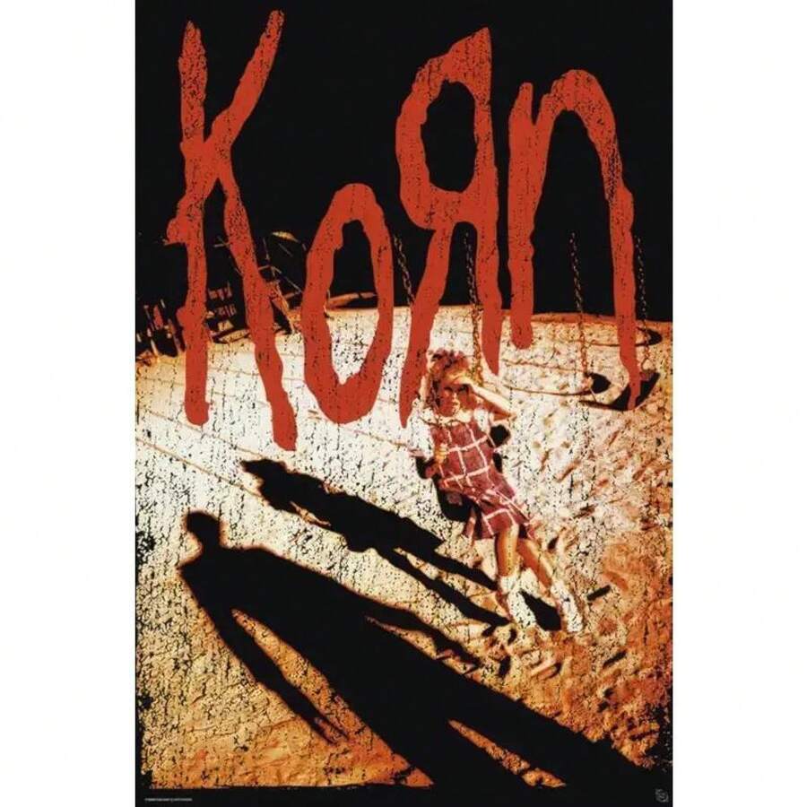 Korn - Póster musical (El primer álbum - Portada - Swing) (Tamaño: 24" X 36") - Multicolor - Ver 1