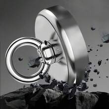 48mm-90mm Heavy-Duty Magnet Hooks Fishing Magnet ,Single-Side Magnet With Stainless Steel Ring, Metal Recycling And Underwater Treasure Hunting Sucking Disc, Salvage Tool Commonly Used In Sea And River Fishing, For Magnetic Fishing And Retrieving Items(Diameter 90/75/60/48mm -Pull Max 340/230/130/80KG)