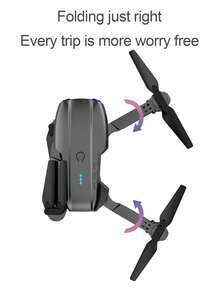 Drone, Aerial Photography, Remote Control Aircraft, Quadcopter, High Definition, Dual Cameras, One-Key Start, Gravity Sensing, 360° Rotation, Random Color Accessories, Gift - Multicolor - View 4