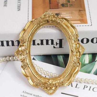 1pc Oval Decorative Frame, Room Decor, Decoration, Bedroom Decor Best Gifts Birthday Graduation