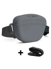 Sac de taille en silicone pour le dressage de chien, sac portable pour la nourriture du chien, sac d'alimentation pour le dressage de chien en extérieur, ceinture portable pour animaux de compagnie