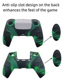 1pc PlayStation5 Controller Protective Case, Camouflage Pattern Design, Anti-Slip, Anti-Sweat, Anti-Scratch, Anti-Dust, Enhanced Grip