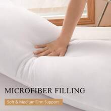 Soft Large Body Pillow Insert U2013 Long Sleeping Breathable Bed Pillow U2013 Full Body Pillow Insert - 20*54 Inch