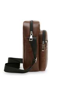 Premium Fashion Men's Sling Bag, Casual Printed Shoulder Bag, Small Coin Purse, Travel Holiday Gift, Men's Vacation Gift, Winter Outdoor Student Cycling Bag, Camping Shoulder Bag, Summer Back To School Shoulder Bag, Spring Study Supplies Wallet, College Backpack Valentine'S Day , Vintage - Multicolor - View 8