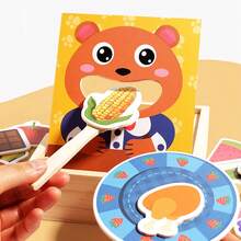 Children's Feed The Bear Game: Parent-Child Interactive Toy, Develops Hand-Eye Coordination And Early Learning Abilities - Suitable For 2, 3, 4 Year Old Kids, Ideal For Family Game Time - Multicolor - View 4