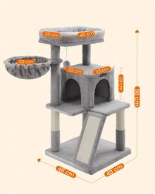 Cat Trees & Condos - Light Grey - View 5