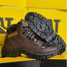 Caterpillar Adventure Men's Leather Boot – Comfort, Style And Durability - Rust Brown - View 3