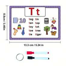 1 Set Fun Painting Recognition Cards - Interesting Spelling Cards To Promote Language Development And Learning Success - Multicolor - View 7