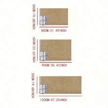 1 pieza, Estilo natural de moda, Alfombra de arpillera sintética cómoda, Felpudo largo con patrón de piña marrón, Adecuado para la entrada, la sala de estar, el estudio, el lado de la cama, la decoración del baño. Suave, elástico, duradero, masajea los pies. Práctico y de larga duración, ideal para la decoración del hogar durante las vacaciones y las reuniones.