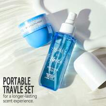 2-Piece Set, SOLO EN IBIZA Body & Hair Fragrance Mist And Body Cream Gift Box For Men And Women, Long Lasting Fragrance, 4 Different Scent, Perfect For Holiday Gifts, Dating, Daily Life, Parties, 3.4 Fl Oz Perfume, 50g Body Cream,Christmas Gifts - 2-Piece Set B - 查看 4