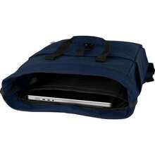 Generic Joey Roll Top Canvas 15L Laptop Backpack (Navy) - Navy Blue - View 5