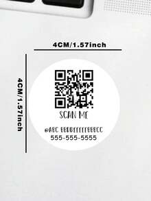 40pcs/80pcs/70pcs/140pcs QR Code Business Stickers, Scan Me, Business Stickers, Vendor Sticker, Website Stickers, Social Media Label, Wanna Date Me Stickers, Labels