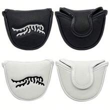 1pc Tiger Golf Protective Cover, Golf Putter Protective Cover; Golf Accessories; Durable Material Provides The Best Protection For Your Golf Club - متعدد الألوان - مشاهدة 2