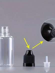 10pcs Slim Dropper Bottles, Capacity 5ml/10ml/20ml/30ml/50ml, Pet Friendly, Squeeze Type Dropper Cap, Essential For Back To School And Travel, Portable & Lightweight - Travel Accessories - 彩色 - 查看 8