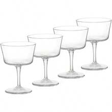 Bartender Novecento 5.25 Oz. Nick Nora Cocktail Glasses, Set Of 4, - 透明 + 7.5 盎司 - 查看 1