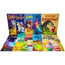 My First Fairy Tales Children Classic Collection 10 Books Set Three Little Pigs, Goldilocks And The Three Bears, Little Red Riding Hood - Sets - View 2