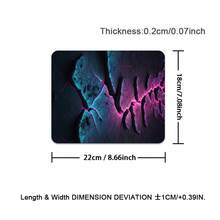 1pc Minimalist Crack Texture Gaming Mouse Pad Multicolor Abstract Mousepad Extended Large Laptop Keyboard Non-Slip Rubber Base With Stitched Edges For Home Office Computer Keyboard Laptop