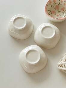 1 pieza Cuenco pequeño de cerámica para mojar, cuenco para salsa de vinagre para el hogar, plato de aperitivo, vajilla, plato, cuenco pequeño para aperitivos, cocina, hospitalidad, patio, plato, cuenco lindo