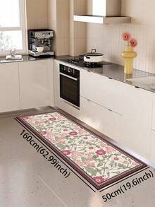 1 tấm thảm Silica Gel có họa tiết hoa cao cấp, thoải mái, chống mỏi, thấm hút và nhanh khô cho nhà bếp/phòng tắm, thảm cao su mềm Silica Gel tối giản cho nhà bếp, phòng tắm, lối vào, phòng giặt ủi, v.v. - Nhiều màu - Xem 14