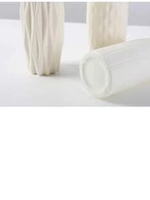 1pc Creative Plastic Vase, Living Room Coffee Table Tabletop Vase, Rose And Lily Flower Vase, Various Styles, Simple Vases, Fake Vases, Decorative Vases, Suitable For Home Decoration And Flower Storage,Christmas Decorative Vase, Christmas Tree Branch Storage Bottle Room Decor Glass Vase