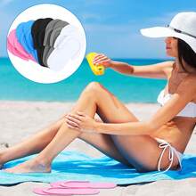 12/24 Pairs Pedicure Slippers For Guests Foam Disposable Flip Flops Pedicure Shoes Sandals Bulk For Women Spa Party Supplies - Multicolor - View 6