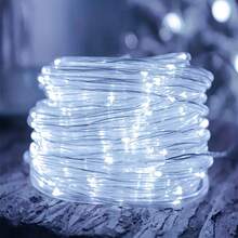 Flexible Solar LED Tube Lights, 50-300 LEDs 8 Modes For Garden Tree Party Ambiance