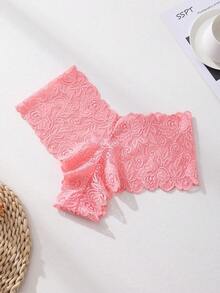 Women's Floral Lace Comfortable Boyshort Panties - Multicolor - View 5