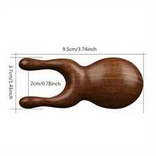 Natural Sandalwood Eye, Nose, And Face Massage Tool - Handheld Wooden Acupoint And Meridian Massager, No Batteries Needed, Relaxation And Rejuvenation