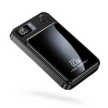 10000mAh Magnetic Wireless Power Bank, 22.5W Fast Charging, Compatible With IOS 17/16/15/14/13/Pro/Mini/Pro Max, Portable Charger, Suitable For Outdoor Travel, Camping And Emergency Backup, An Ideal Gift For Family And Friends - 黑色 - 查看 2