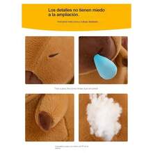 Mochila de Peluche de Capibara para niños,con diferentes diseños,Gran capacidad - rinorrea - Ver 4