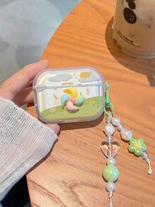 3D Windmill & Sunflower Pattern Protective Case Compatible With Apple Pro 2nd Gen, 3, Pro 1st/2nd Gen, Anti-Fall Soft Shell