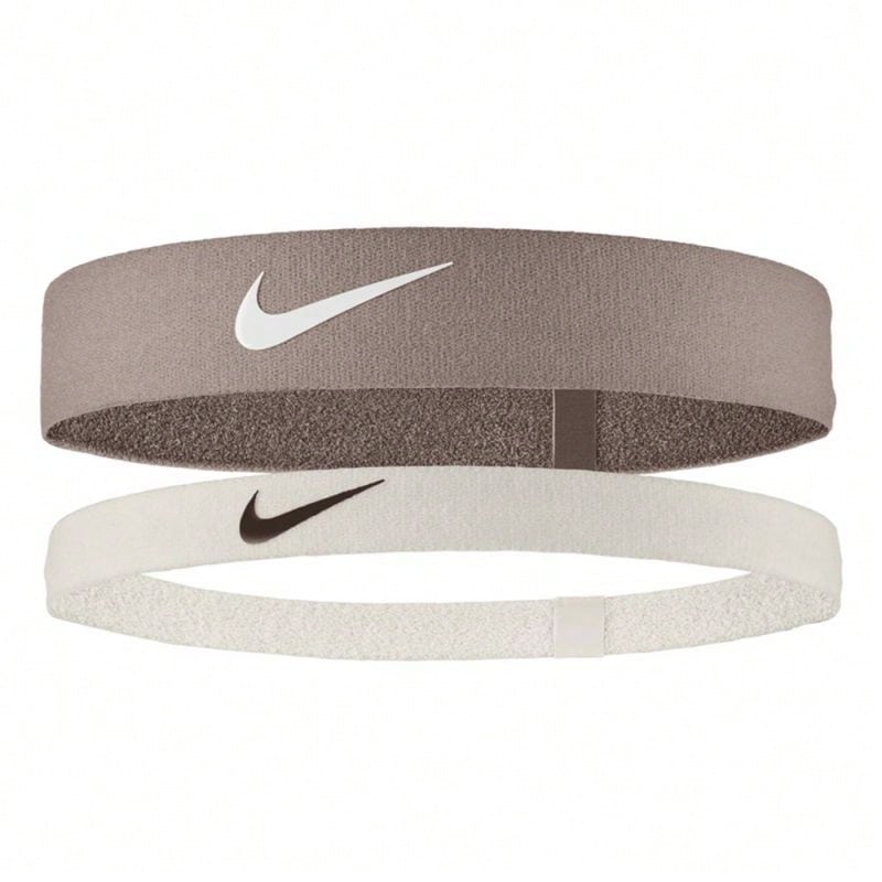 Nike Flex Headband 2-Pack 92800648571 - White, Brown - View 1