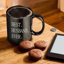 Regalos para el esposo: taza de café de 11 oz de cerámica, mejor esposo de todos los tiempos, ideas de regalos divertidos para cumpleaños, bodas, aniversarios y día del padre para el esposo de la esposa. - Multicolor - Ver 3