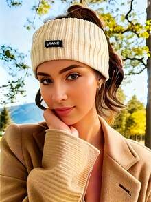 4PCS/1PC Knitted Headband For Keeping Warm And Protecting The Forehead, Sports Headband For Autumn And Winter Daily Wear, Women's Headband, Fashion Headband