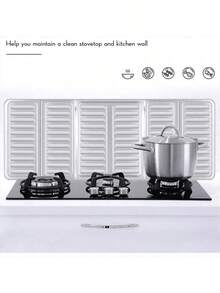 1/2 Pieces Kitchen Splash Screen, Splash Screen, Kitchen Oil Cover, Non Stick Splash Screen, And Aluminum Splash Screen. Stove Insulation Screen, Baking Cookware, Deep Frying, Baking, Home, Travel, Kitchen Essential Oil Baffle, Easy To Clean, Kitchen Accessories, Essential Kitchen Oil Baffle, National Day, Back To School Season, Halloween, Christmas