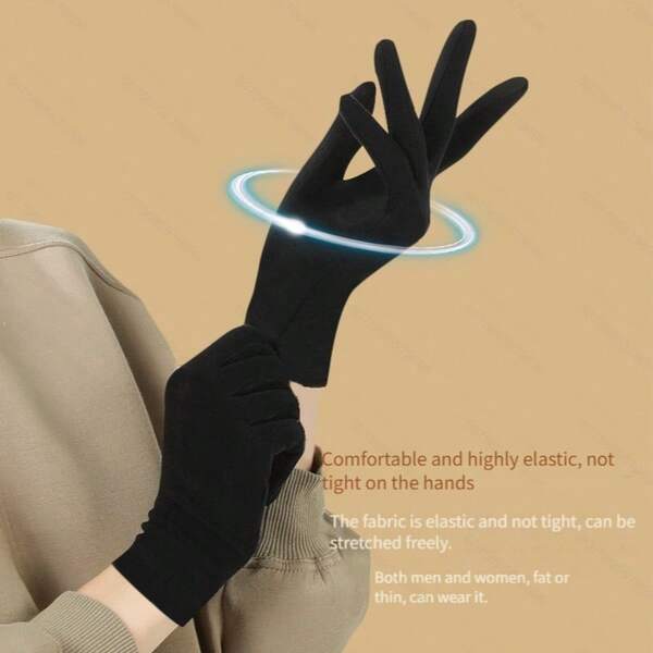 Novas luvas de lã com tela sensível ao toque para outono/inverno, adequadas para ciclismo ao ar livre