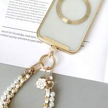 Ultra-Thin Rotatable Metal Clip, Stainless Steel Connector Pad, Can Connect Phone Lanyard/Charm, Suitable For Various Smartphones, Durable Compatible With Android And Most Smartphone,Gifts For Mother, Family, Friends, Kids, Birthday, Holiday Phone Chain - Multicolor - View 12