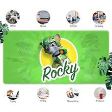 1pc  Cartoon Large Mouse Pad - Vibrant Pups Designs With Colorful Scenes, Durable Desk Mat For Keyboard & Mouse, Perfect For Kids,  Fans, Gamers, And Office Use, Mouse Pads For Desk