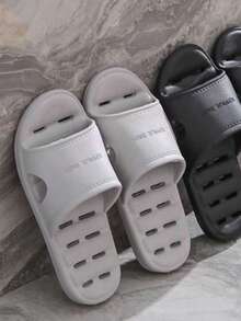 1 Paar unisex Badezimmer Hausschuhe, Sommer Innen Zuhause Paar rutschfeste schnell trocknende EVA Sandalen